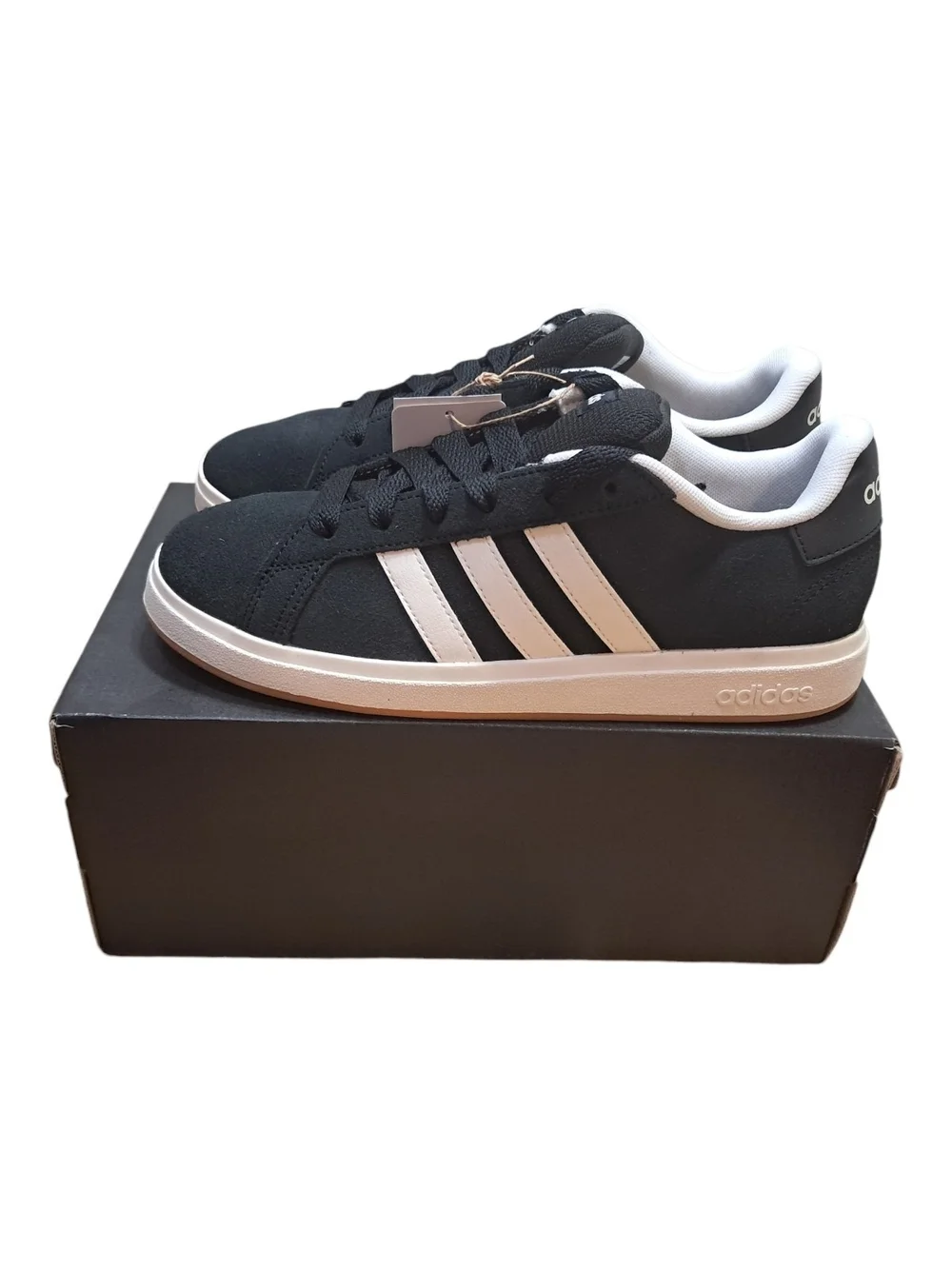 NWT Adidas Grand Court 00s Shoes Kids - Black/White - Multisize